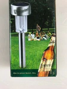 (3,23€/Einheit) Wernesgrüner Solar-Gartenlampe 4er Set - Bild 1 von 1