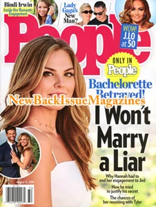 People 8/19,Hanna Brown,Bachelorette,Bindi Irwin,Lady Gaga,Jennifer Lopez,August - Picture 1 of 1