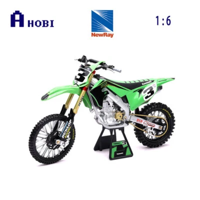 New Ray 1:6 Eli Tomac Kawasaki Racing 2019 Diecast Model Motorcycle Replicas - Image 1 of 2