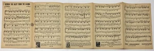 1947 Klaviernoten Across The Alley From The Alamo von Joe Greene Leslie Corp - Bild 1 von 7