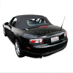 Miata Convertible Soft Top 2006-14, Black Twill Vinyl Top, Heated Glass Window - Bild 1 von 4