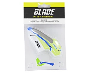 Blade MCPX MCP X Complete Canopy / Body w/Vertical Fin (Green) BLH3519 - Picture 1 of 3