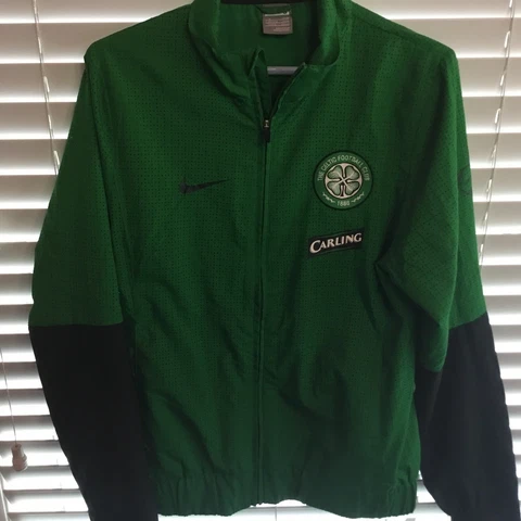 Nike Celtic Football Soccer Club CARLING  Training Jacket Size Small S Cover