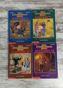 Mystery Babysitters Club Vintage Book Lot of 4 Books - Picture 1 of 3