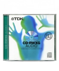 RARE TDK CD-RWXG 80 AUDIO 80 min Blank CD-RW Digital Audio For Music Only - Photo 1/3
