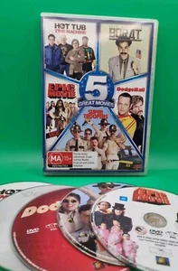 Hot Tub Time Machine/Dodgeball/Borat/ Epic Movie/Super Troopers 5 Movie DVD VGC - Picture 1 of 3