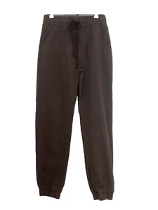 Drawstring Pants Girl Junior Brown Elastic Foot Size 3 - Picture 1 of 7