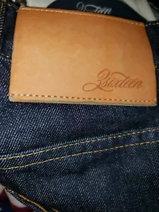 3Sixteen Men's Size 28 Indigo Raw Selvedge Denim Jeans SLIM ST- 100X USA Button - Picture 1 of 13