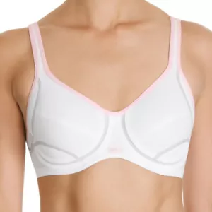 Berlei Electrify Underwire Sports Bra Gym White Size 12D AU RRP$59.95 - Picture 1 of 4