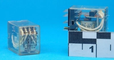 Eagle Signal Controls Danaher - 10P4CA012 - AC Power Relay 4PDT 12VAC 5A New - Image 1 of 2