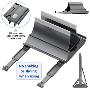 Vertical Laptop Adjustable Stand Multi-functional Cooling for Macbook Pro Tablet - Picture 1 of 15