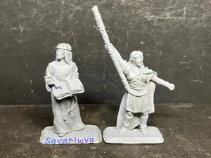 Mithril Elrond the Loremaster & Tughaib of the Spirits Metal Miniature *EX* 1994 - Picture 1 of 2