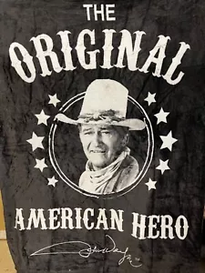 Brand New The Original American Hero John Wayne Blanket 60 x 48 in. - Picture 1 of 1