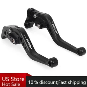 R6 Short Brake Clutch Levers For YAMAHA YZF R6 YZFR6 YZF-R6 1999-2004 Black - Picture 1 of 14