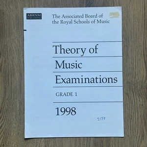 Theory of Music Examinations Grade 1 1998 by ABRSM (Pre-owned Practise Papers) - Picture 1 of 3