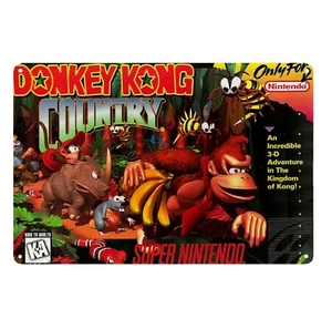 Donkey Kong Country Super Nintendo Videospiel Metall Poster Blechschild 20*30cm - Bild 1 von 3