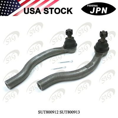 Left & Right Outer Tie Rod End for Honda Civic 2012-2015 2Pc - Image 1 of 4