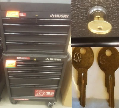 HUSKY T01 T01 KEY 2-NEW KEYS FOR HUSKY TOOL BOX KEY CODE T01, Home Depot toolboxes