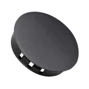 10 piezas tapones de orificio de 40 mm, tapones de orificio de plástico cubierta de tapón de orificio circular, negro - Imagen 1 de 4