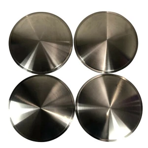Moon Style Spun Aluminium Moon Discs Suit 14" Wheel, Snap-On Type-Set 4 - Picture 1 of 5