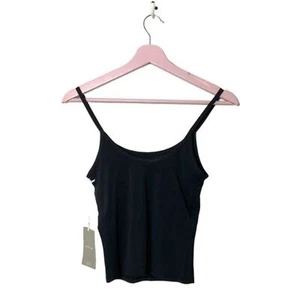 Everlane Cami Negro Cuello Redondo Correa Espagueti Tanque Nuevo con Etiquetas XXS - Imagen 1 de 4