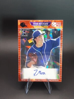 2021 Leaf Pro Set Metal 1989 Red Crystals Frank Mozzicato #PA-FM1 Auto - Image 1 of 2