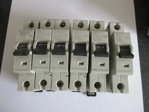 DORMAN SMITH X1PC C06 C10 C16 C20 C32 C40 C50 C63 10KA SINGLE POLE MCB'S - Imagen 1 de 1