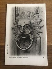Vintage Postcard UK 🇬🇧 Sanctuary Knocker Durham Great Postmark Douglas 1907