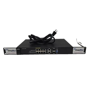 Zyxel GS2210-8HP 8 Port Switch W Wings Tested Working - Picture 1 of 10