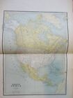Bonito Coloreado Map Of Norte Eeuu Cram's Atlas De El Mundo