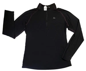 PARADOX Mens L  DriRelease Base Layer Merino Blend 1/4 ZIP PULLOVER  Thumbloops - Picture 1 of 2