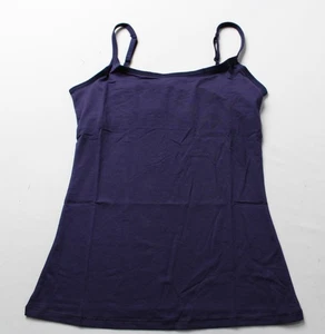 Pact Women's Form-Fitting Everyday Shelf Bra Camisole DH3 Navy Small NWT - Picture 1 of 6