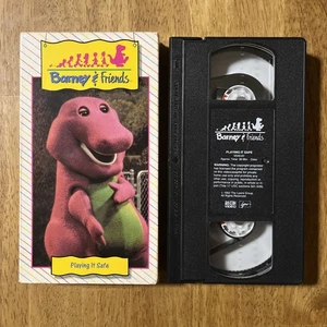 VTG Barney & Friends Playing It Safe (1992) VHS Time Life Kids Singalong - Picture 1 of 2