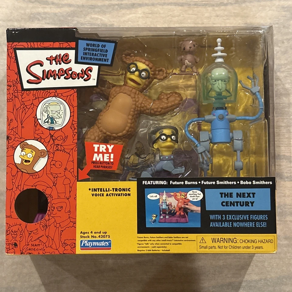Simpsons WOS the Next Century Environment Future Burns Bobo Smithers 2003 Foto 1 de 3