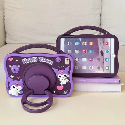 For iPad 11th A16 10th 10.9" 9 8 mini 7 6 Air Pro 11 Kuromi Kid Stand Case Cover - Image 1 of 4
