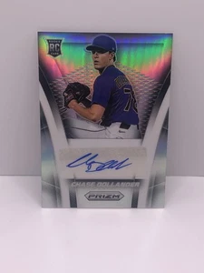 Chase Dollander 2025 Panini Prizm Throwback Rookie RC Auto Silver Prizm SP - Bild 1 von 2