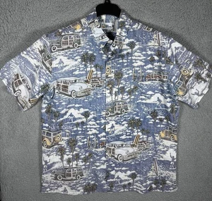 Reyn Spooner Hawaiihemd Herren Extra Large XL Reversed Print bestickt - Bild 1 von 7
