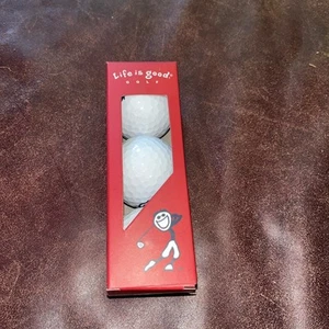 Life is Good Logo Golfbälle (#3) - 3 Bälle pro Box - Neu - Bild 1 von 3