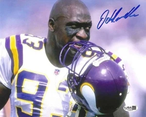 Autographed JOHN RANDLE Minnesota Vikings 8X10 Photo with JSA COA - Picture 1 of 1