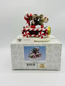Charming Tails Sugar Time Band Float Figurine Fitz & Floyd Christmas Retired - Picture 1 of 11