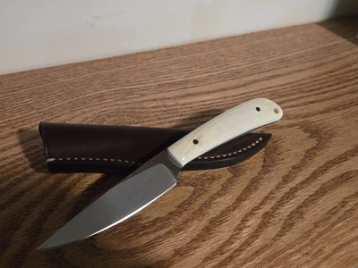 Cuchillo Beretta de transporte diario/pájaros y truchas con mango de colmillo de jabalí Foto 1 de 4