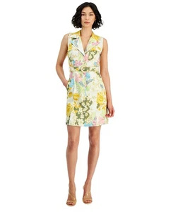 Camisero Guess Lydia para mujer de lino (estampado floral Gold Coast, pequeño) - Imagen 1 de 5