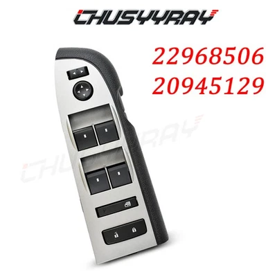 Interruptor maestro de ventana eléctrica 22968506 para Chevy Silverado 2500 HD 2010-2014 Foto 1 de 4
