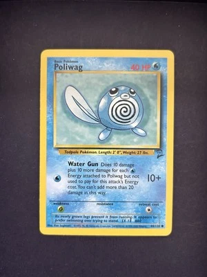 Poliwag 88/130 | Base Set 2 | Non Holo Pokemon Card NM - Image 1 of 2