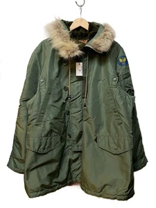 AVIREX TYPE N-3B Flight Jacket Military Jacket L Nylon KHK - Picture 1 of 7