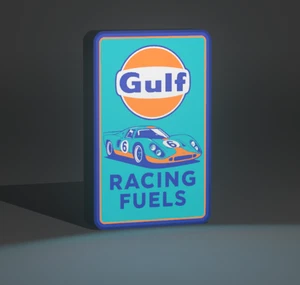 GULF Racing Digital LED Signboard Custom Slot car sign - Picture 1 of 4