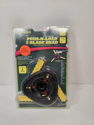 Weed Warrior Push-N-Load 3-Blade Trimmer Head Accessory, Universal Fit - Image 1 of 3