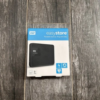 WESTERN DIGITAL EASYSTORE 4TB  USB HARD DRIVE - Image 1 of 4
