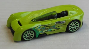 Hot Wheels Monoposto gelbgrün Flammen Flames Multipack Exclusive HW Auto Car - Picture 1 of 4