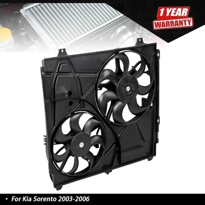 621040 620-729 Conjunto de ventilador de refrigeración del radiador para Kia Sorento 2,5 L V6 2003-2006 Foto 1 de 4
